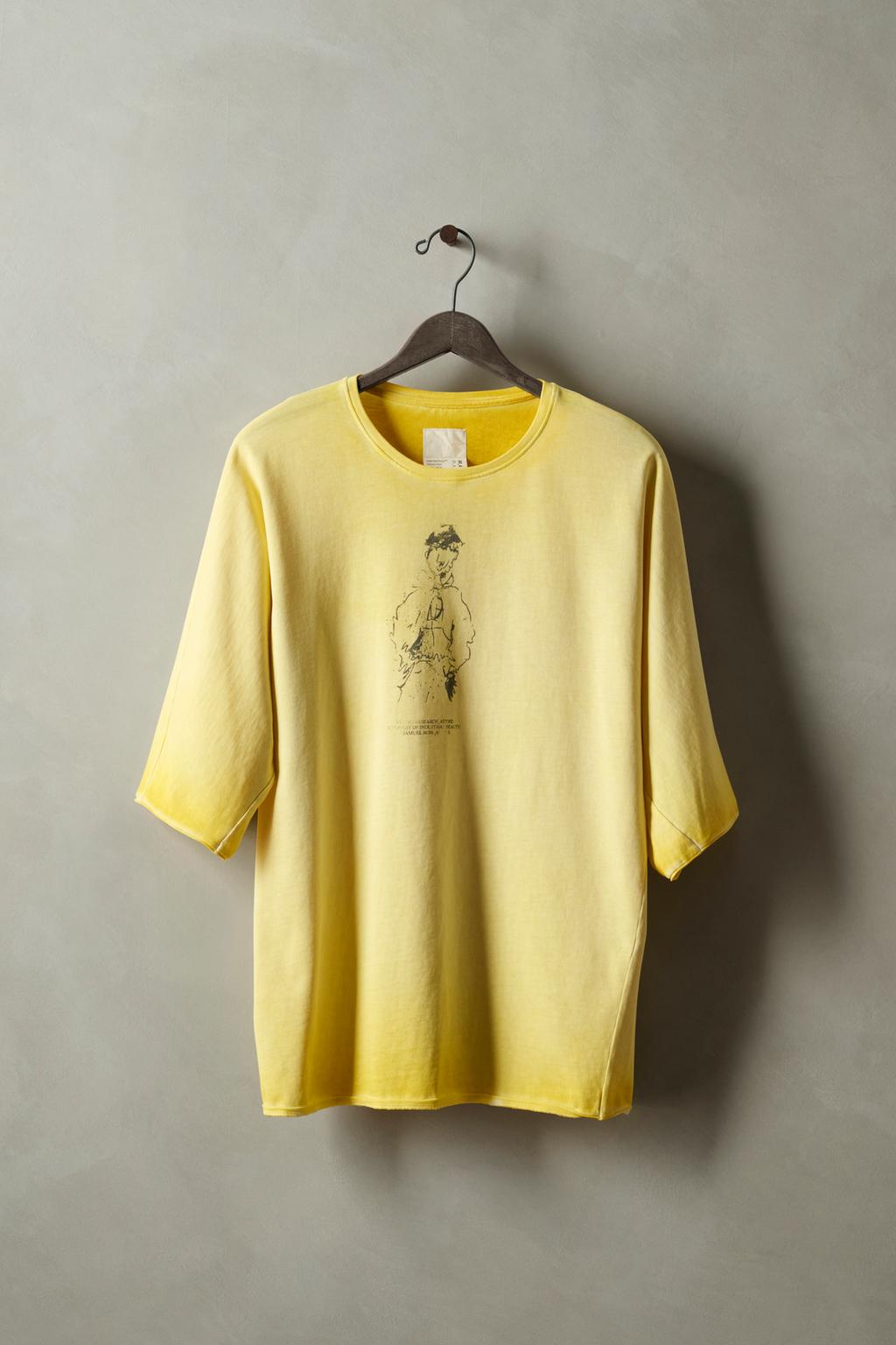 

Футболка с графическим принтом x sr_a ZARA, желтый