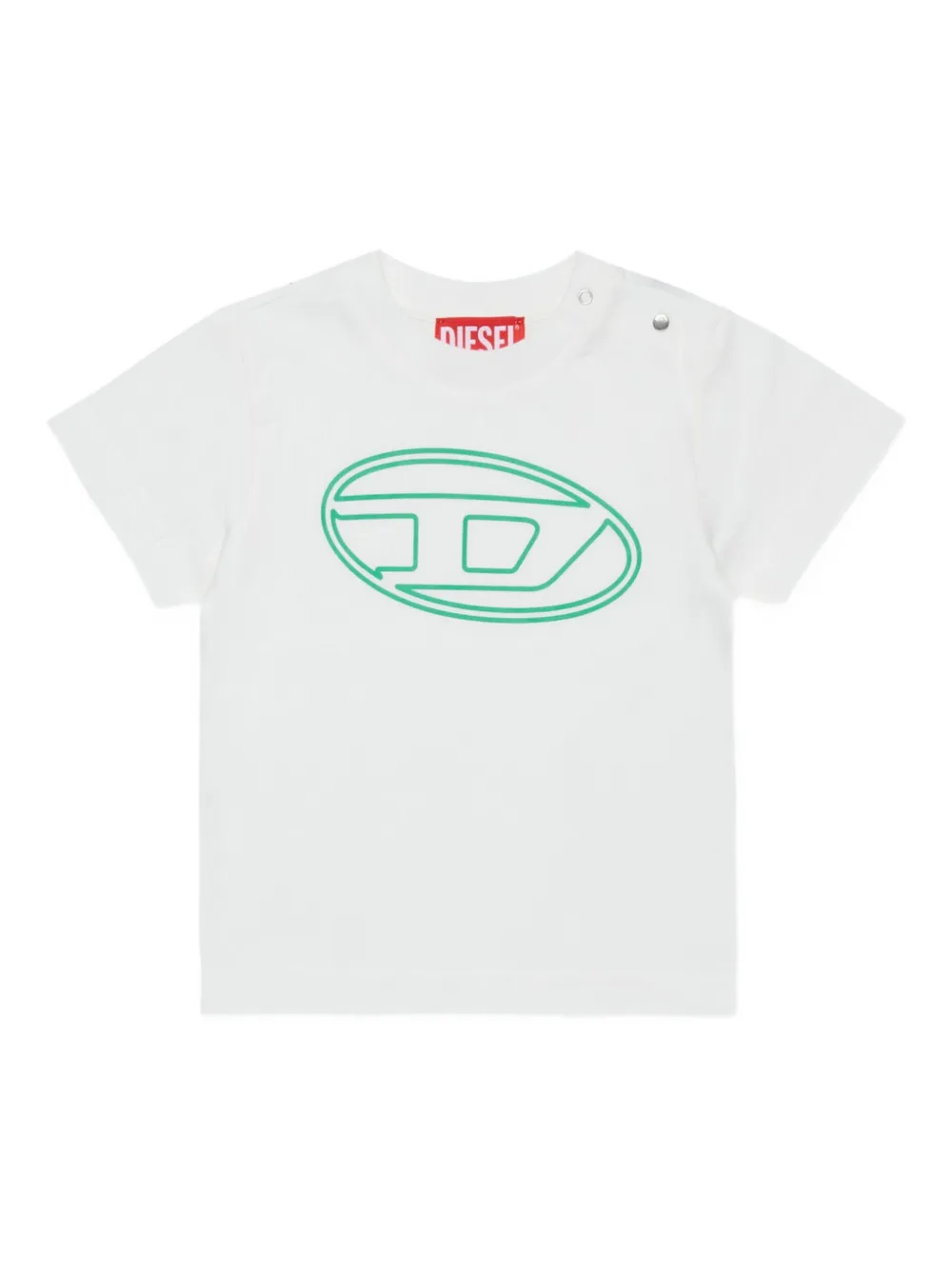 

Футболка с логотипом Diesel Kids, белый
