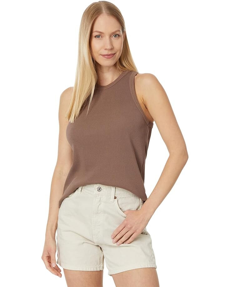 

Майка PACT Favorite Rib Racerback Tank, цвет Deep Taupe
