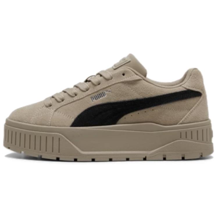 

Кроссовки Puma Karmen II Skateboarding Shoes Women's Low-top Brown/Black/Silver, коричневый/черный/серебряный