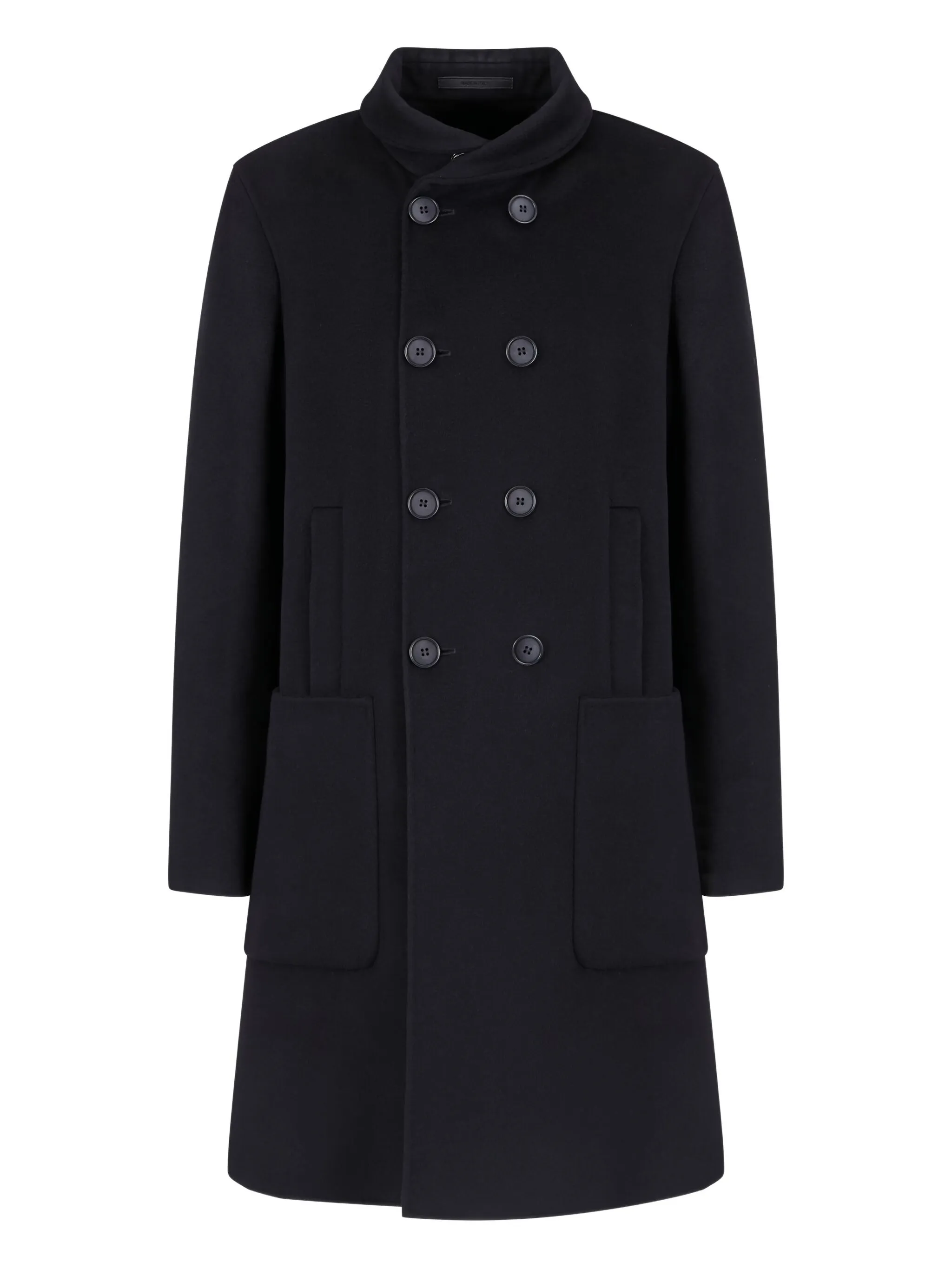 

Пальто на пуговицах Giorgio Armani, синий
