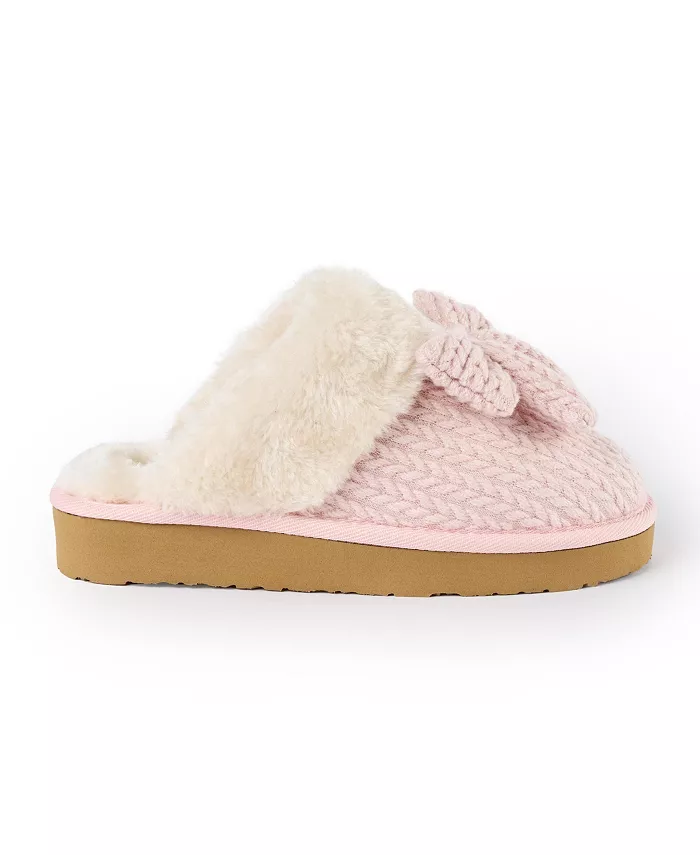 Женские вязаные тапочки Bowelle Scuff Sweater Minnetonka, розовый — фото 2