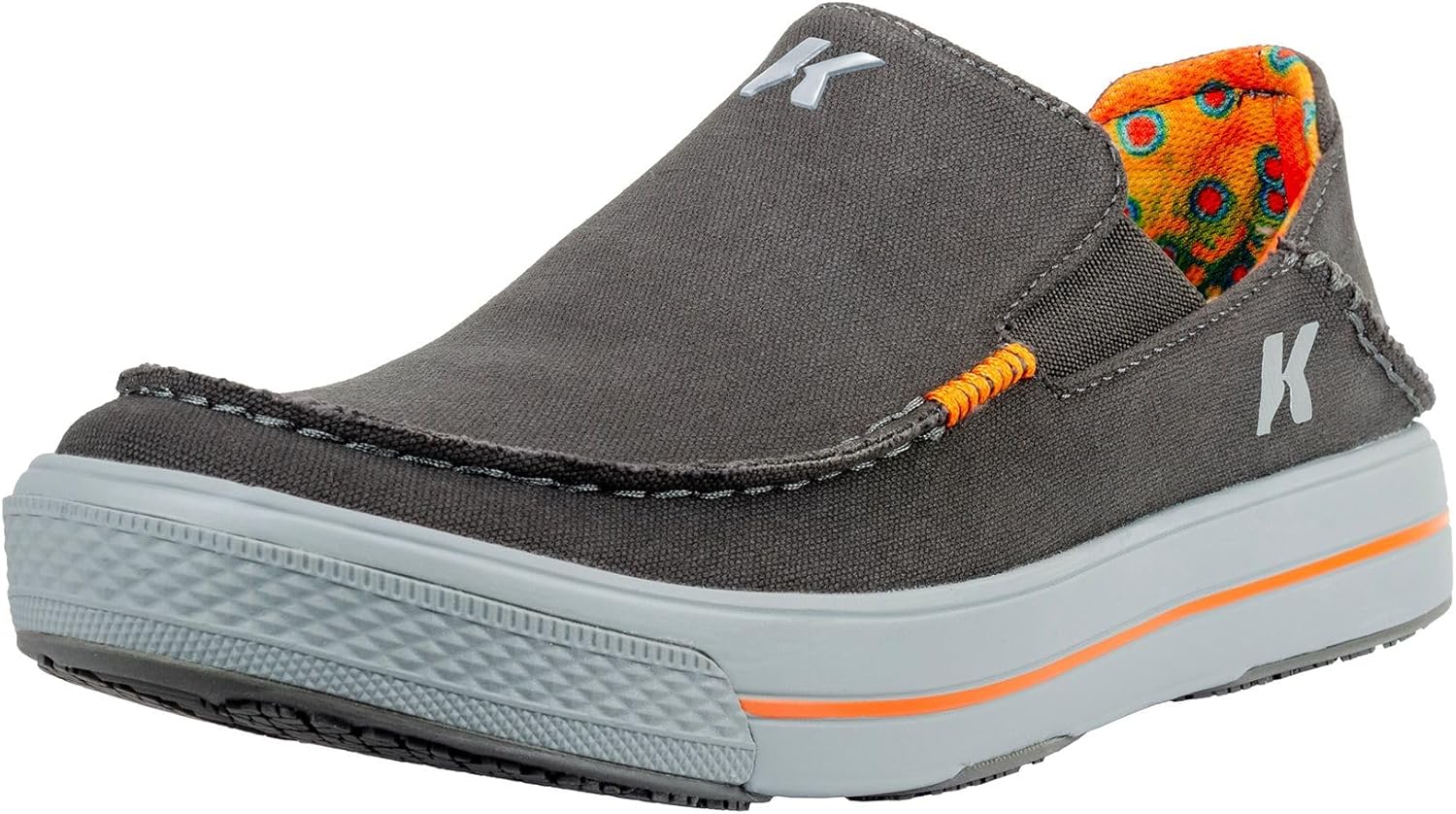 

Мужские рыболовные мокасины Korkers Brook Trout с фиксированными подошвами Kling-On, синий