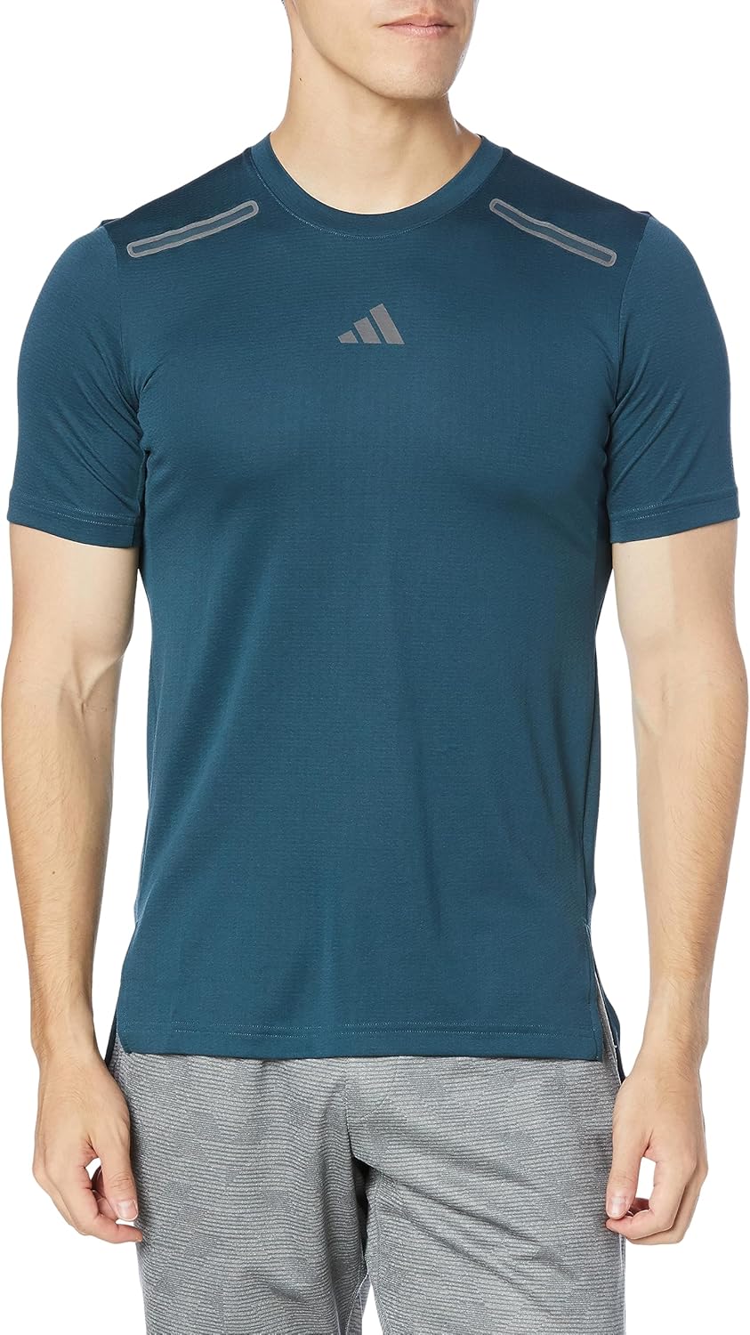 

Мужская тренировочная футболка HEAT. RDY HIIT с коротким рукавом и быстросохнущей охлаждающей технологией (DKV90) Adidas