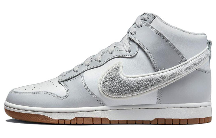 Nike Dunk High University Chenille Swoosh Light Smoke Grey