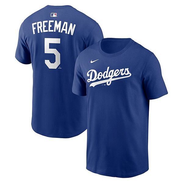 

Футболка мужская freddie freeman royal los angeles dodgers home name & number Nike