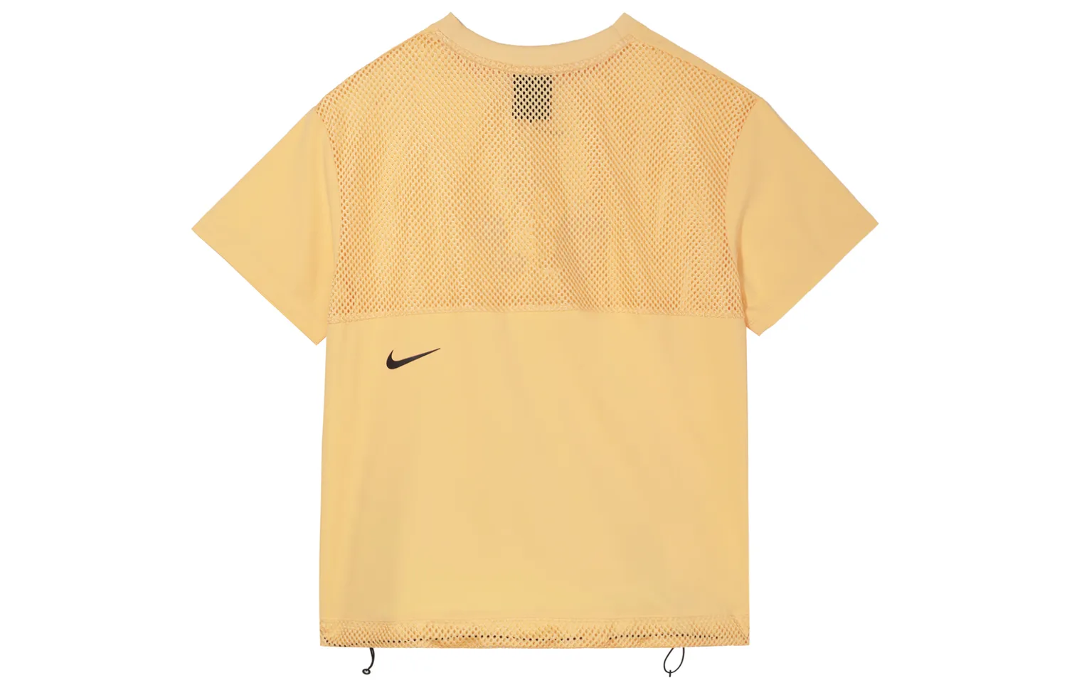 Nike Футболка с рукавом дроп-шолдер для женщин в светло-дынном оранжевом цвете — фото 4