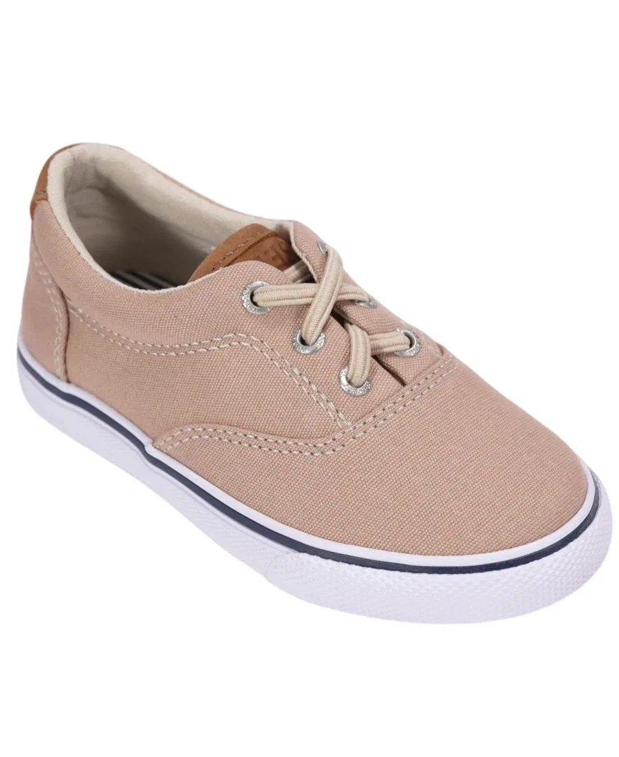 Детские кеды Striper II CVO из парусины Sperry, коричневый