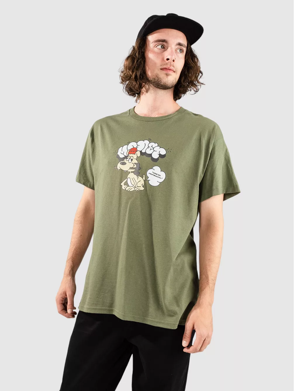 

Футболка Wasted Pawtencial Monet Skateboards, зеленый
