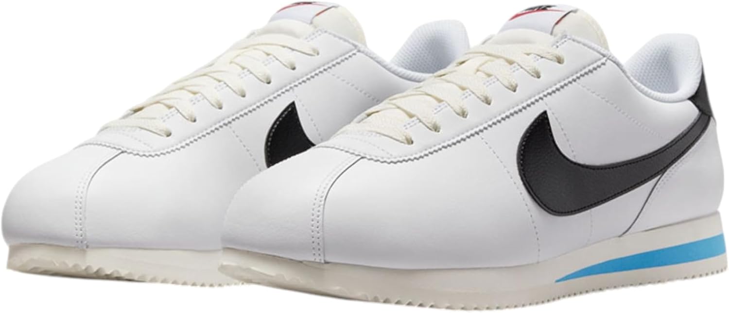 Кроссовки Nike Cortez для мужчин, белый/черный/синий — фото 2