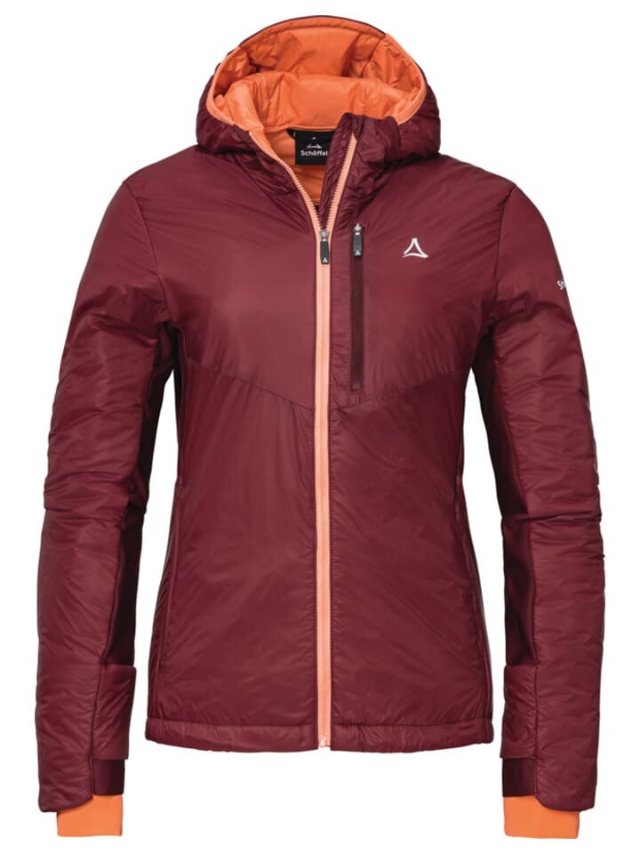 

Куртка софтшелл Schöffel Jacke Ins Hybrid Black Raven L, цвет dark burgundy