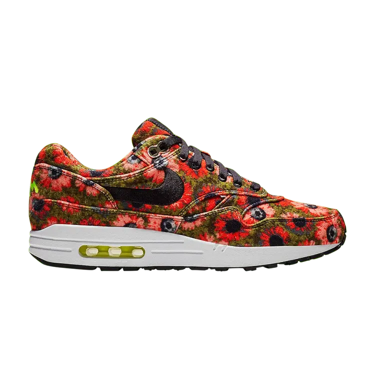 

Кроссовки Nike Air Max 1 Premium SE 'Floral Mowabb', красный, Красный;зеленый, Кроссовки Nike Air Max 1 Premium SE 'Floral Mowabb', красный