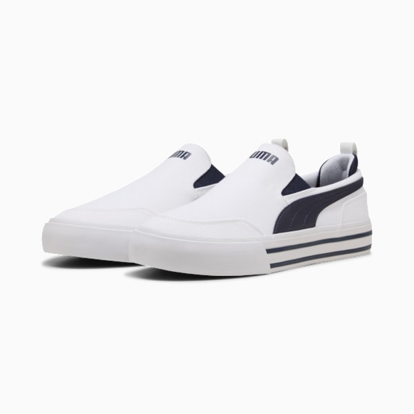 Мужские туфли без застежек Court Classic Vulcanized Puma, белый — фото 2
