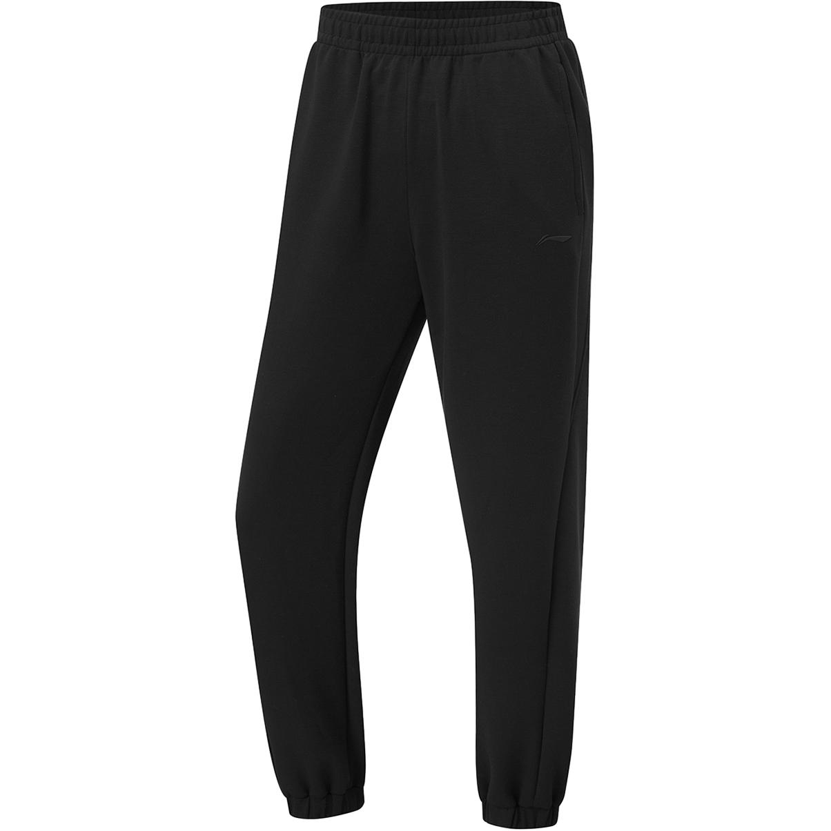 

Женские трикотажные спортивные брюки LiNing Fitness Series, черные