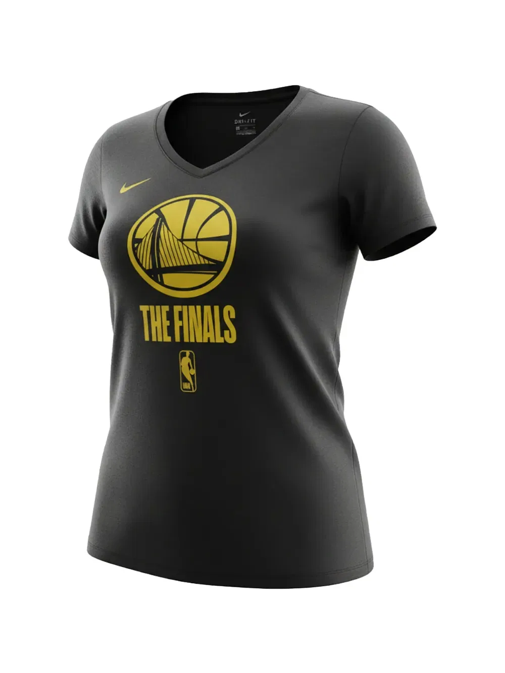 Футболка с принтом "черный" цвета команды NBA Golden State Warriors Nike