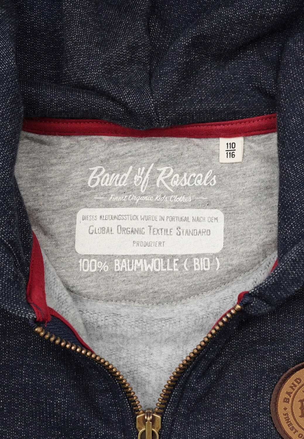 Толстовка Band of Rascals Kapuzenjacke Denim, синий — фото 4
