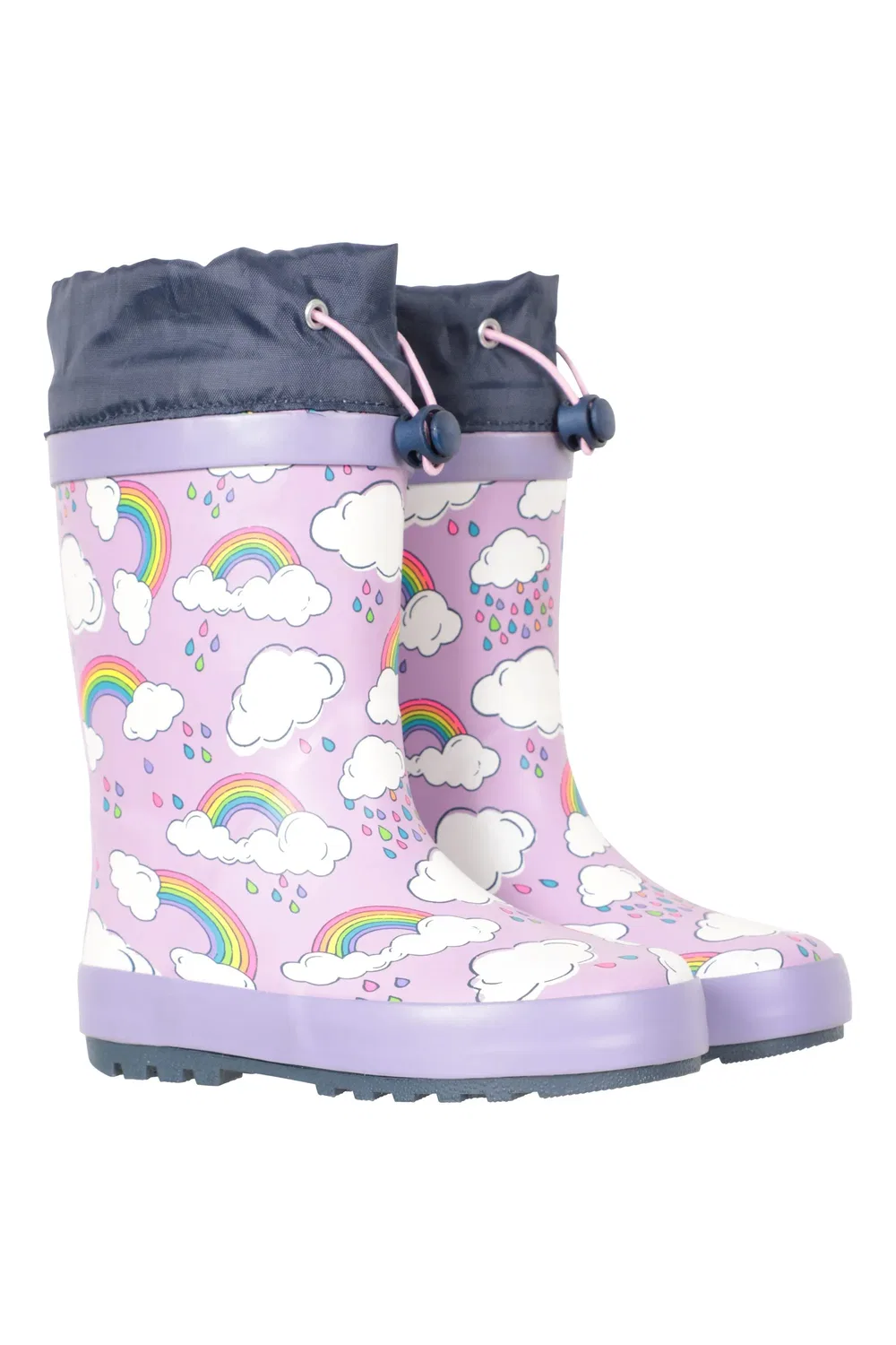 Детские резиновые сапоги Pattern Mountain Warehouse, сиреневый