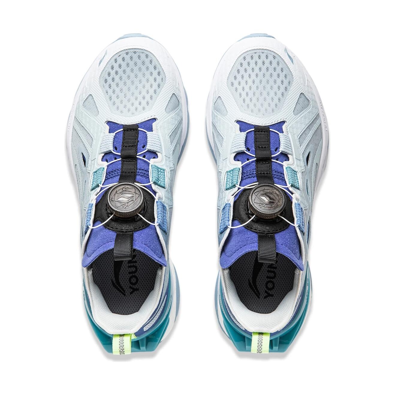 Кроссовки LINING YOUNG Kids Lifestyle Shoes GS Low-top Mirage Blue/Sapphire Blue — фото 4
