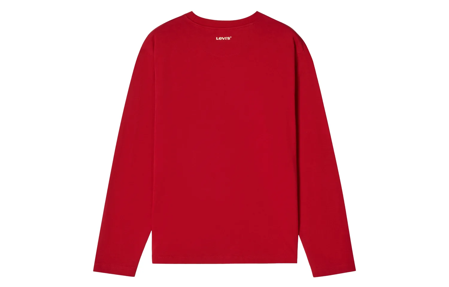 Levis Футболка Year Of The Horse Limited Collection, унисекс, красная, с круглым вырезом — фото 3