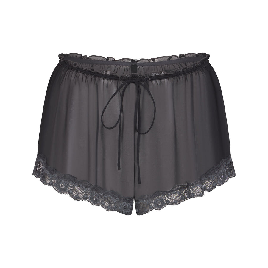 

Шорты SKIMS Skims Romance Lace, цвет Onyx