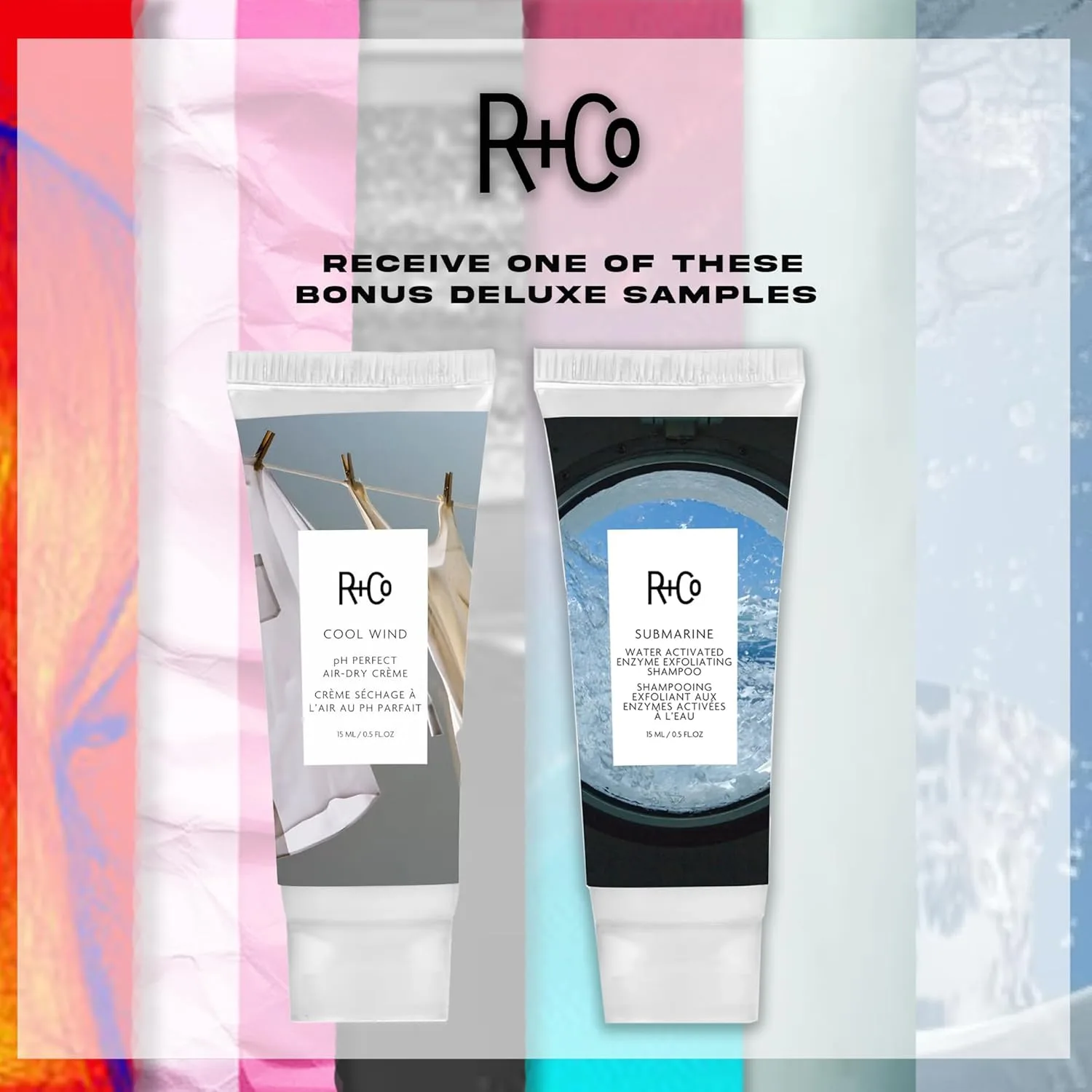 Крем для сухих волос R+Co Cool Wind pH Perfect | Увлажняет, укрощает и смягчает | Веганский продукт, не тестируется на животных | 148 мл + 14,8 мл (2 шт.) — фото 2