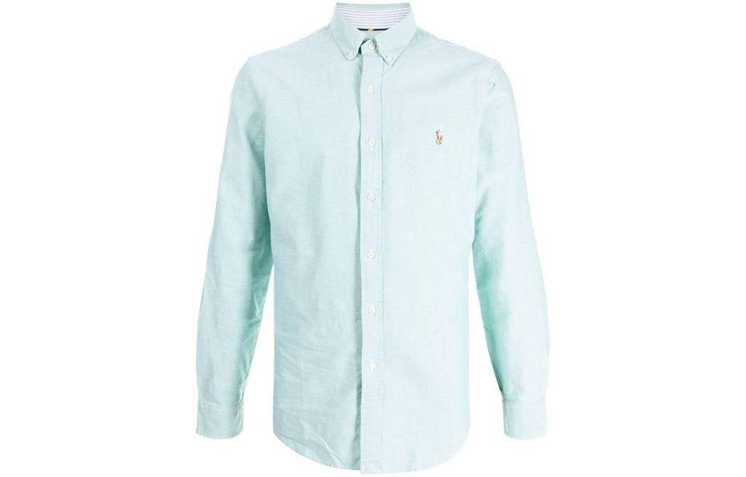Облегающая футболка с вышитым логотипом Polo Ralph Lauren, зеленый — фото 2