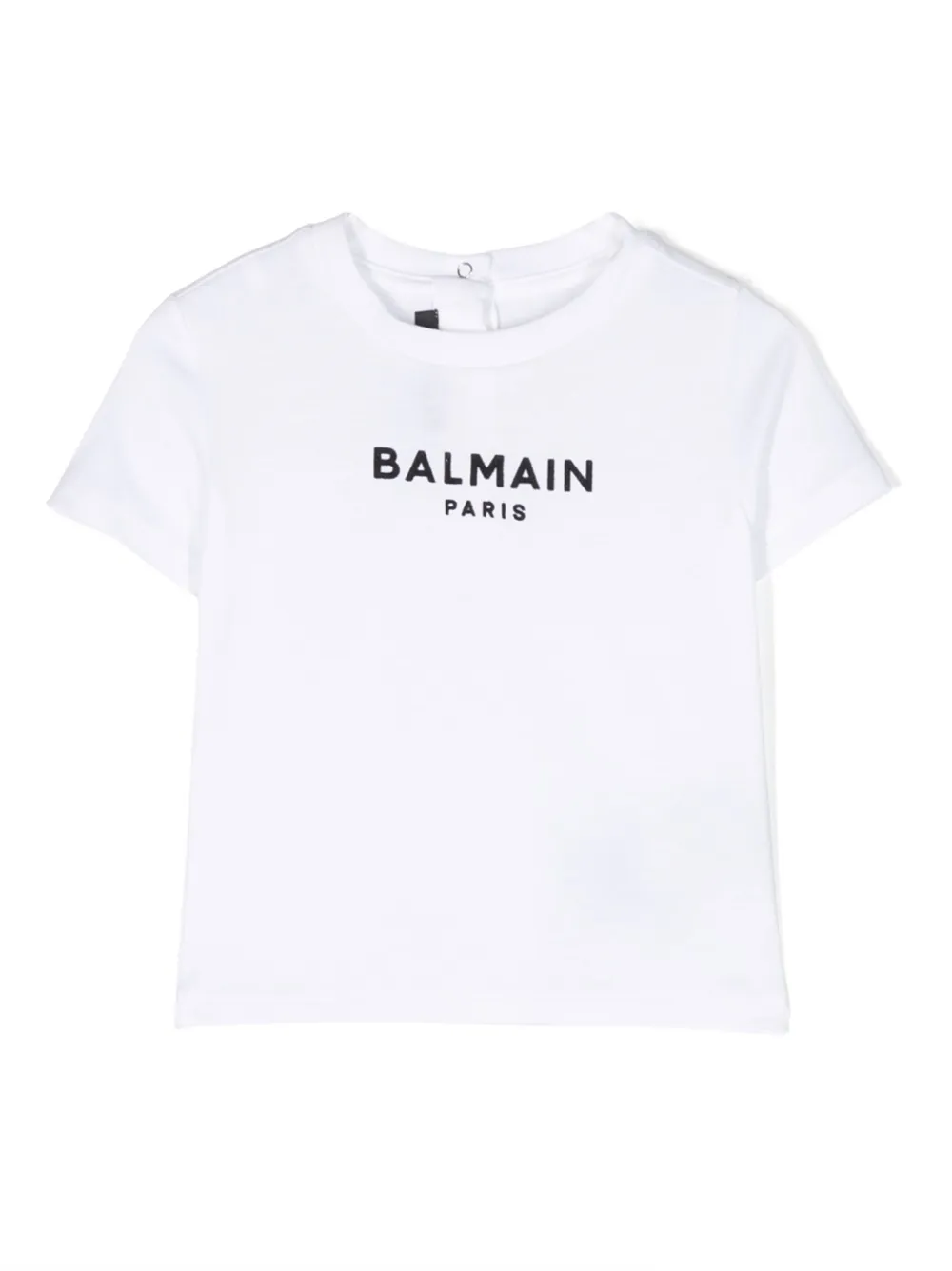 

Футболка с тисненым логотипом Balmain Kids, белый
