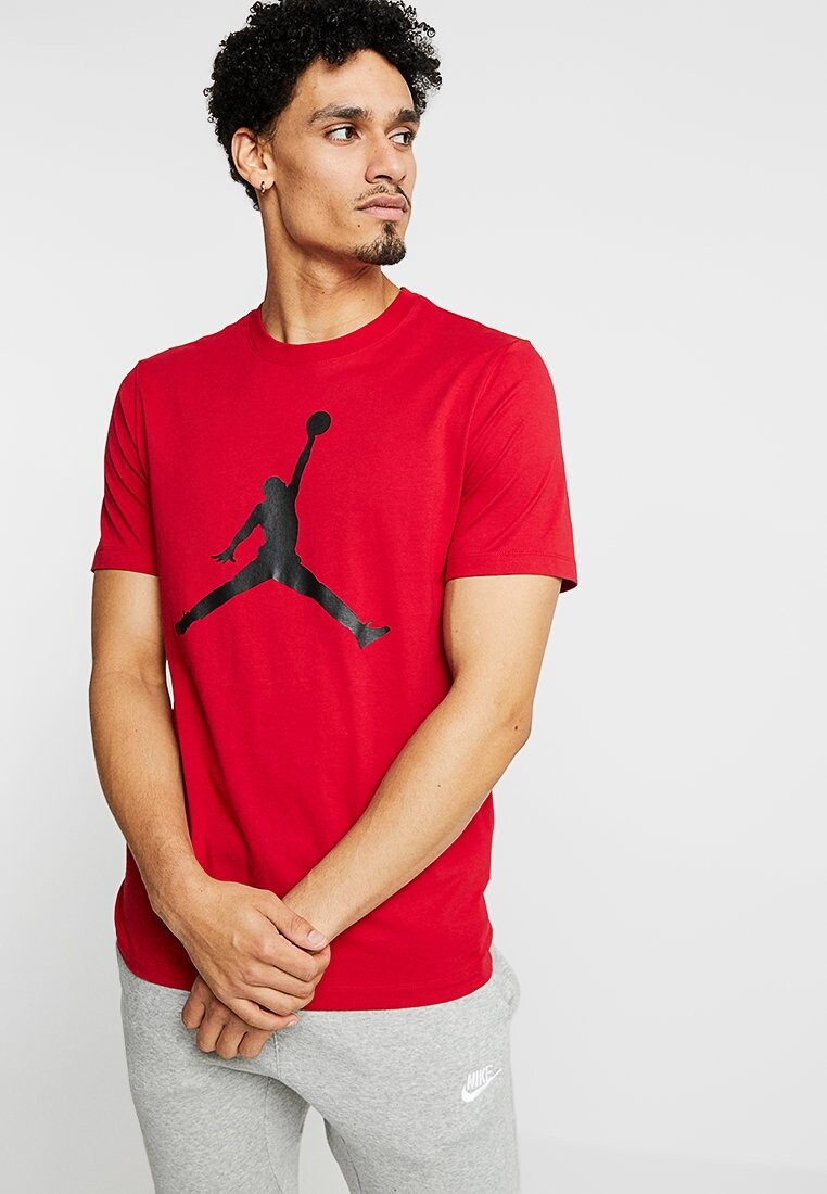 

Футболка с принтом JUMPMAN CREW Jordan, спортивный красный/черный