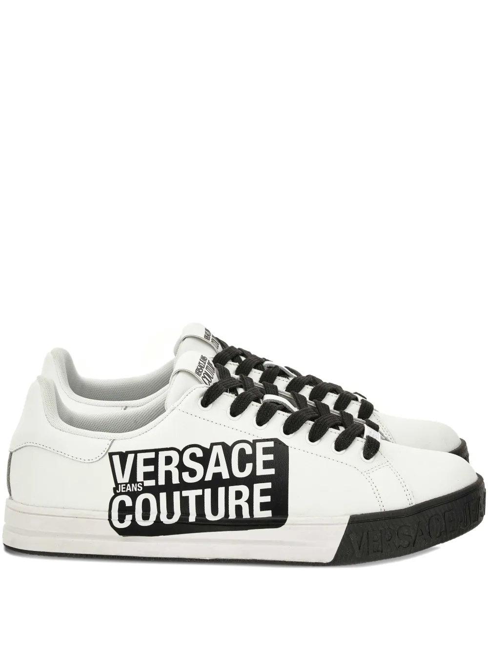 

Кроссовки с логотипом Versace Jeans Couture, белый