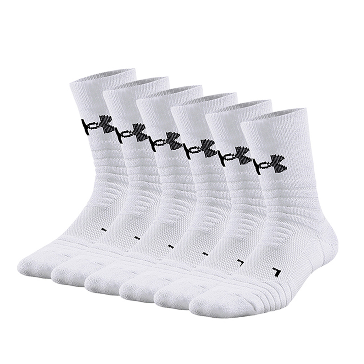 

Баскетбольные носки Unisex 3 пары Under Armour (Белые)