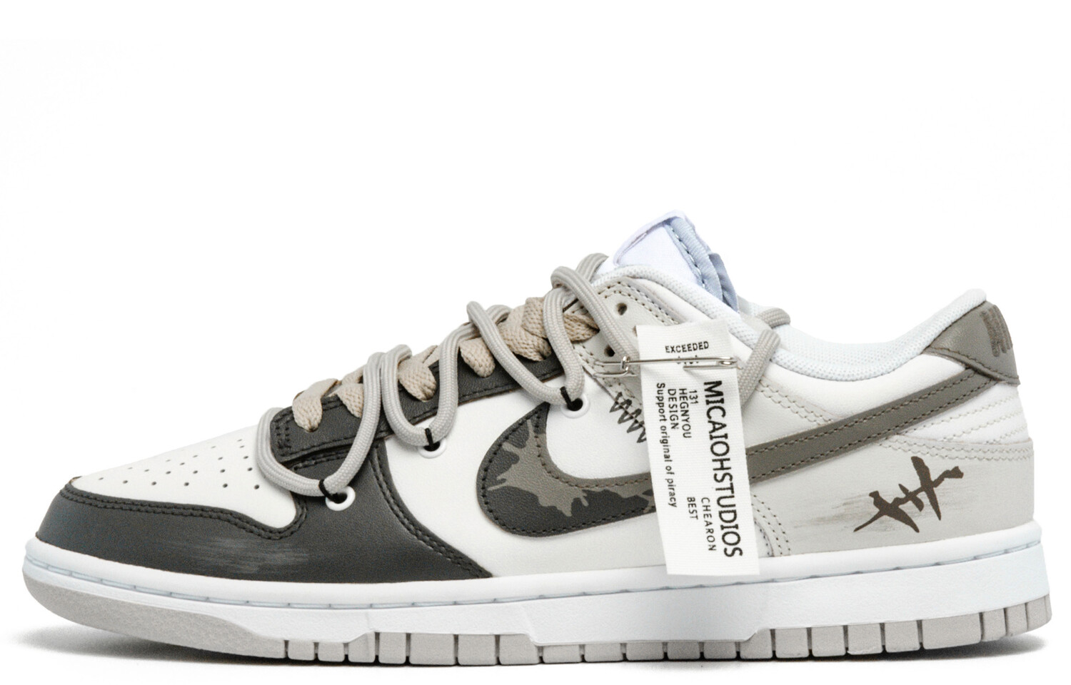 

Кроссовки Nike Dunk Skateboard Shoes Women's Low-Top Black White, Черный, Кроссовки Nike Dunk Skateboard Shoes Women's Low-Top Black White