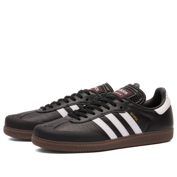Кроссовки X bape samba Adidas, Core Black, White & Gum — фото 2