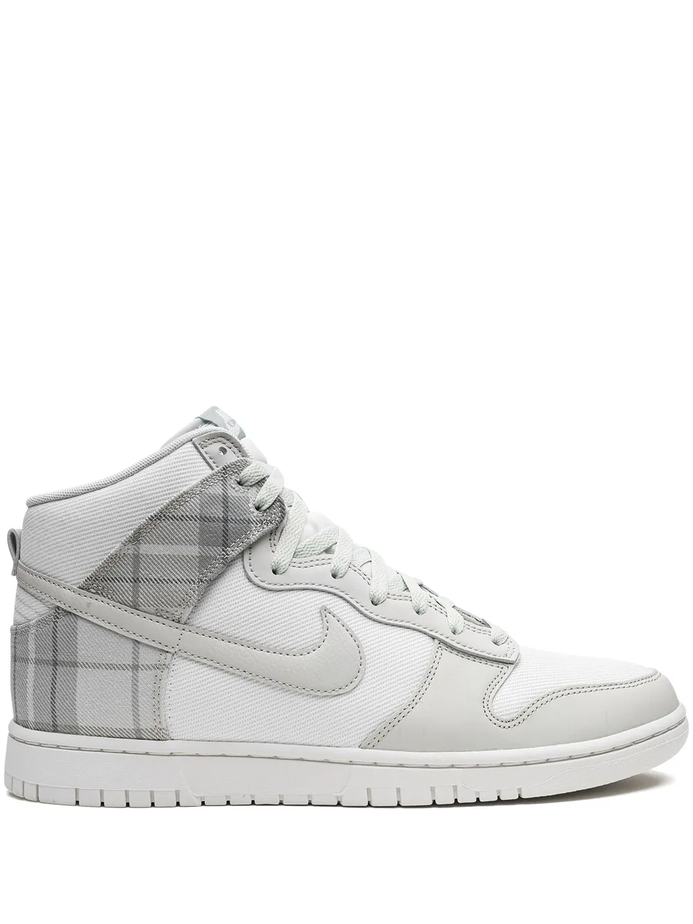 

Кроссовки Dunk High в клетку Nike, серый
