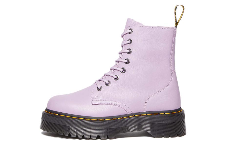 Dr.Martens Короткие ботинки Martin Jadonseries унисекс фиолетового цвета
