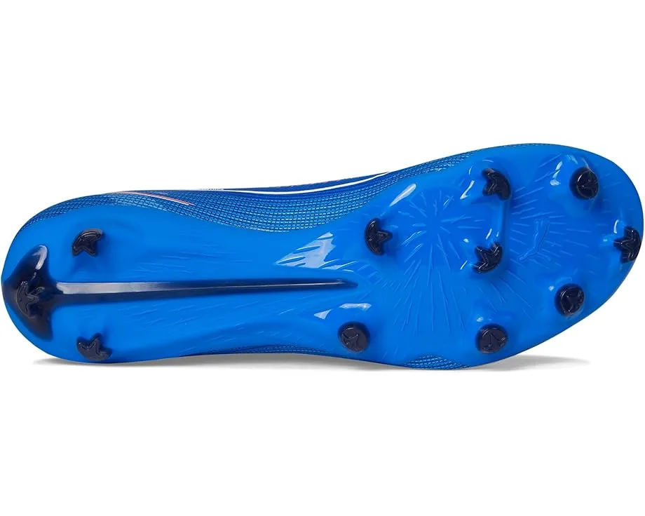 Кроссовки PUMA Ultra 6 Match Firm, Artificial Ground Soccer Cleats, Ultra Blue/White/Glowing Red — фото 3