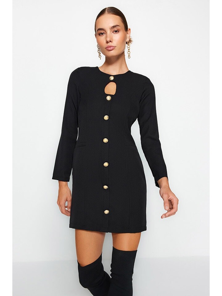 

Короткое платье trendyol, черный