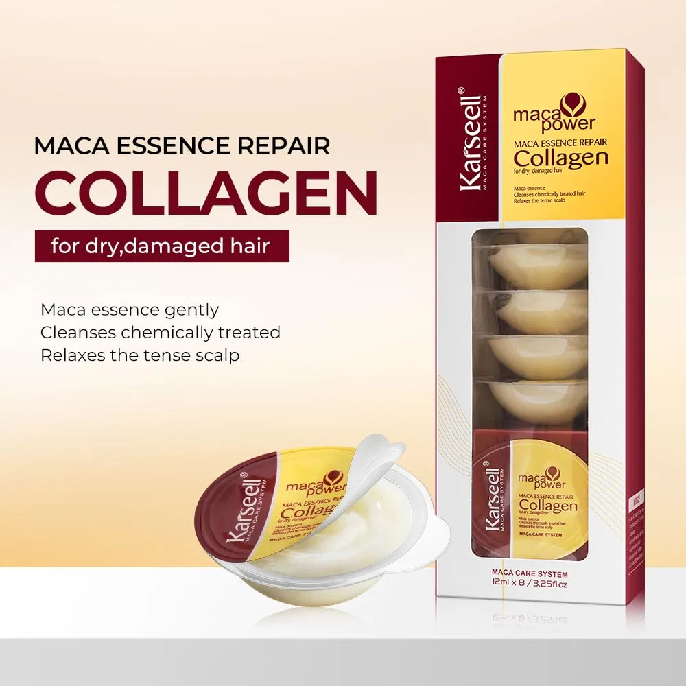 Коллагеновая маска для волос Karseell Maca Essence Deep Repair, 8x12 мл Karseell — фото 2