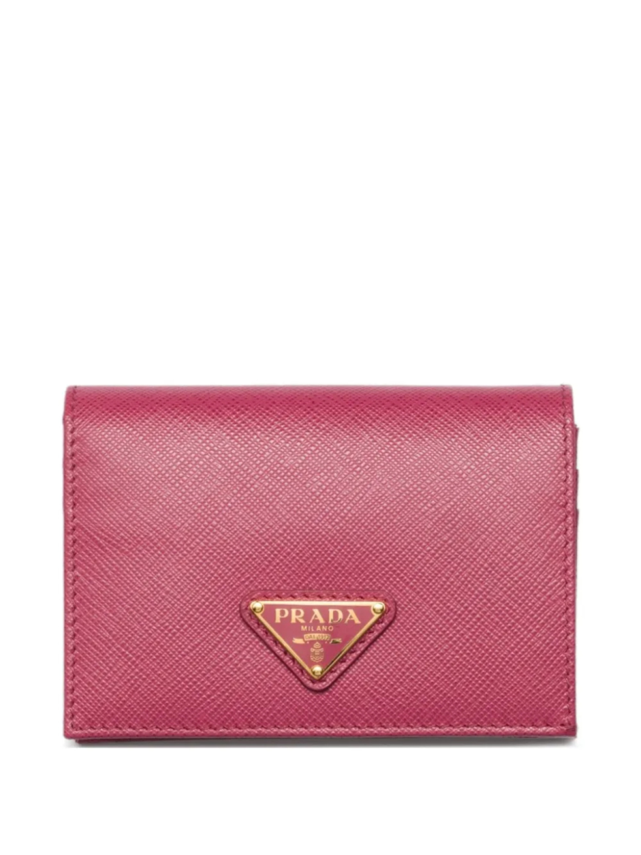 

Prada маленький кошелек из сафьяновой кожи, розовый