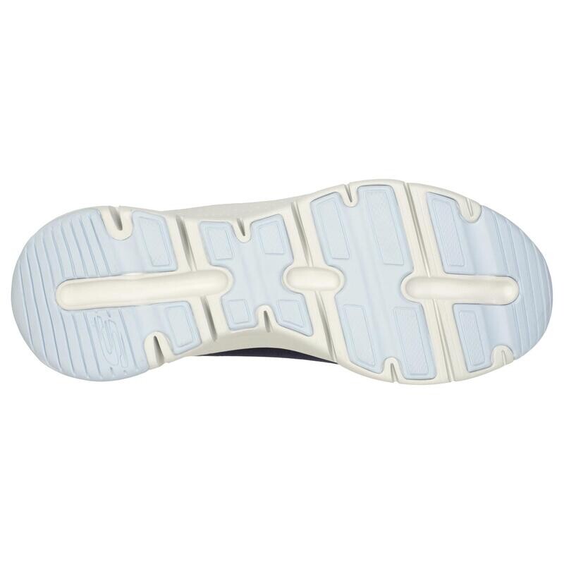 Женские кроссовки Skechers для ходьбы 149057_NVLB Темно-синий на шнуровке — фото 3