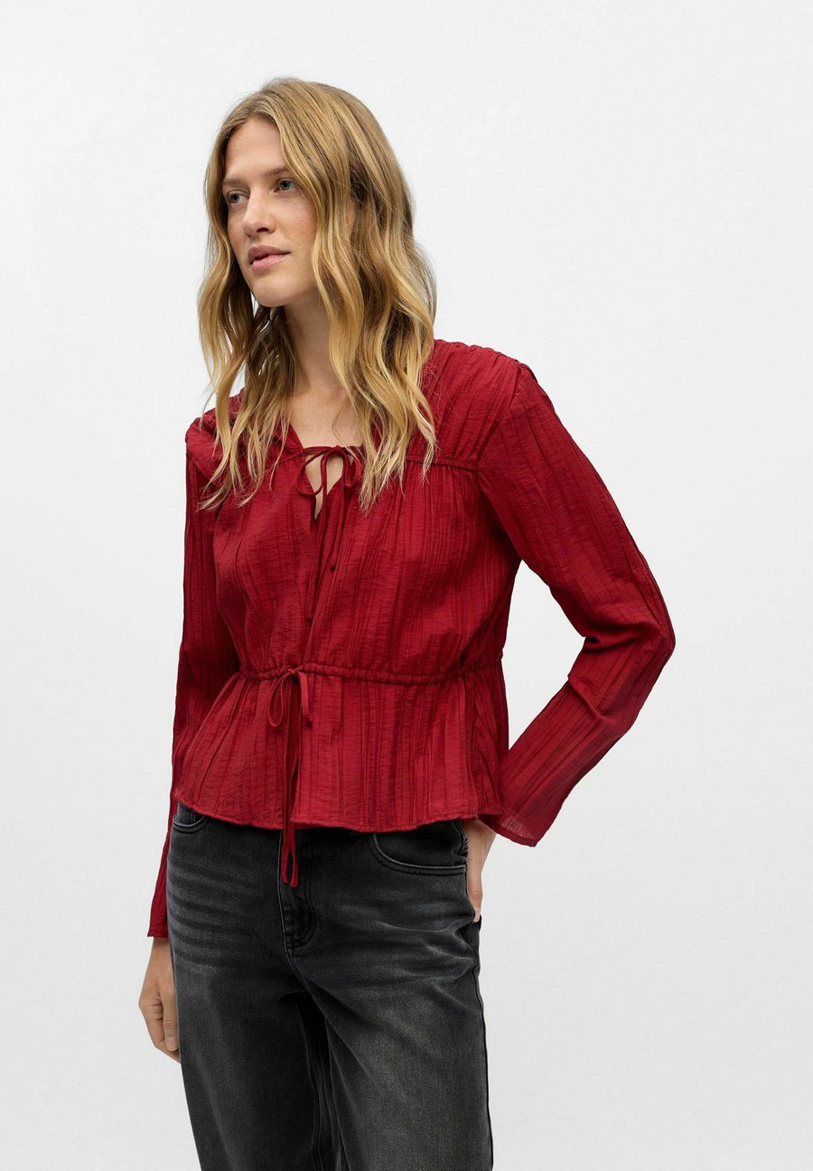 

Блуза Object Blouse, Karanda Red/Red