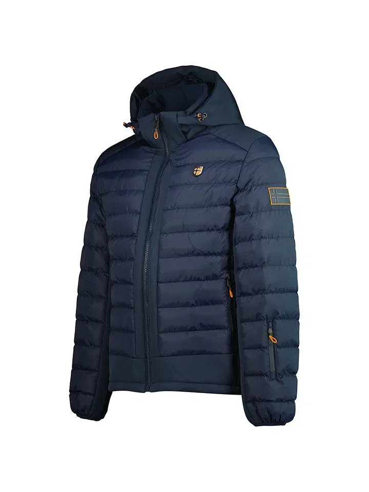 Стеганая куртка детская, Geographical Norway, темно-синий — фото 3