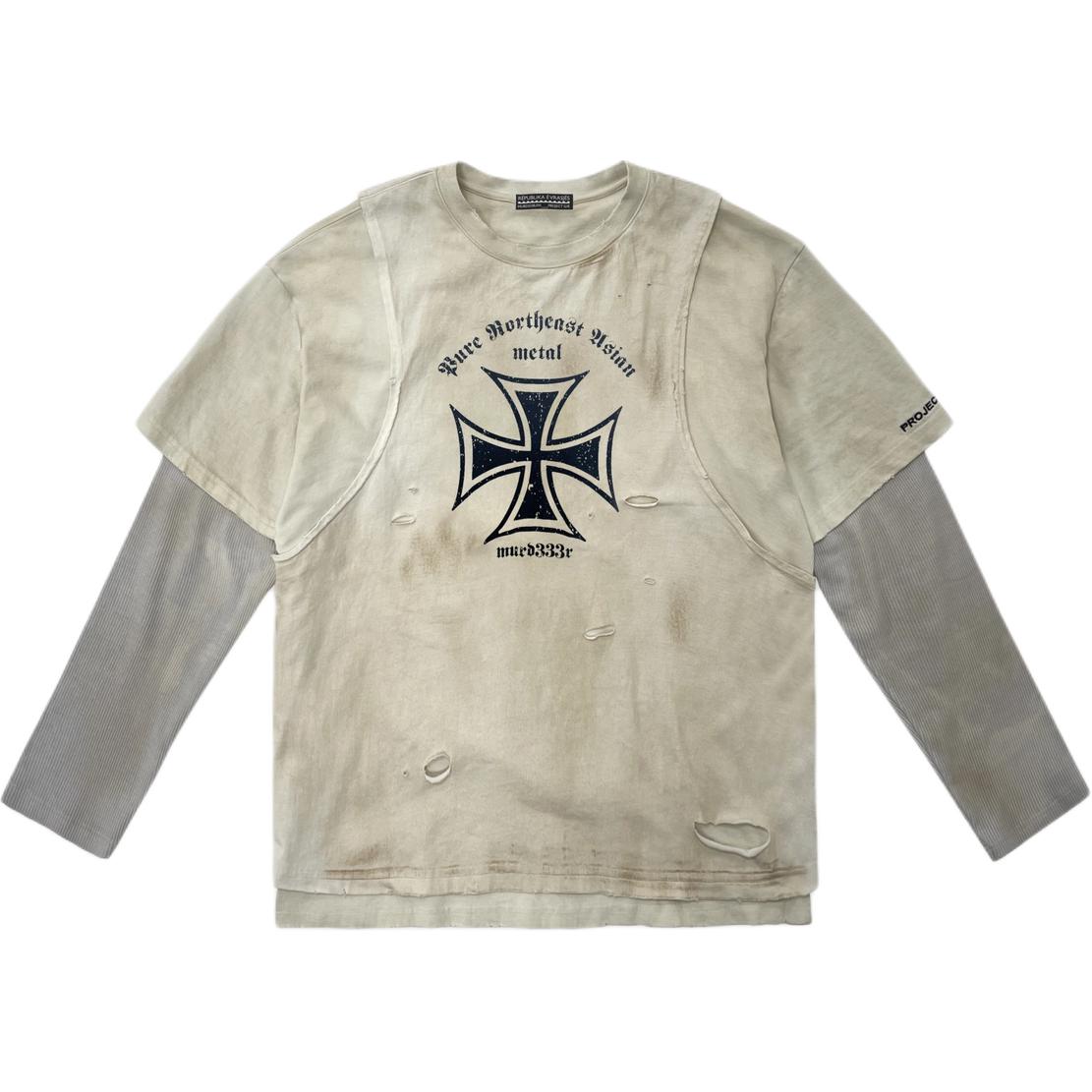 

GRAILZ Футболка PROJECT G/R 2024 Unisex Ivory Crew Neck Moderate Straight Fit