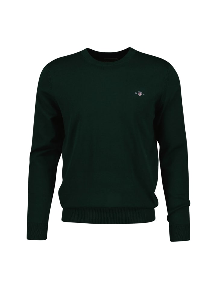 

Вязаный свитер зеленого цвета (тартановый зеленый) Gant