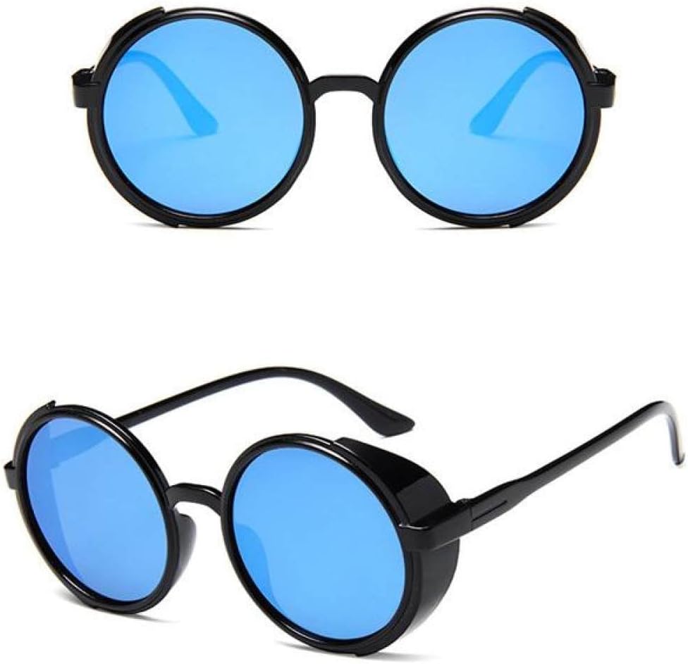 

Модные солнцезащитные очки с круглыми линзами Mercury для женщин и мужчин, в стиле ретро, ​​стимпанк, винтажные пластиковые солнцезащитные очки с зеркальными линзами MUTYNE, 6