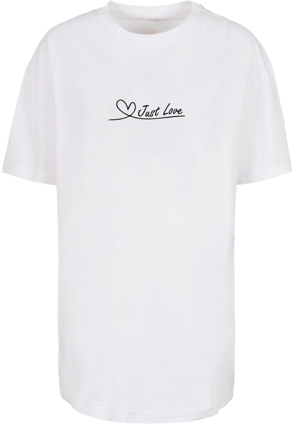 

Рубашка оверсайз Merchcode Just Love, белый