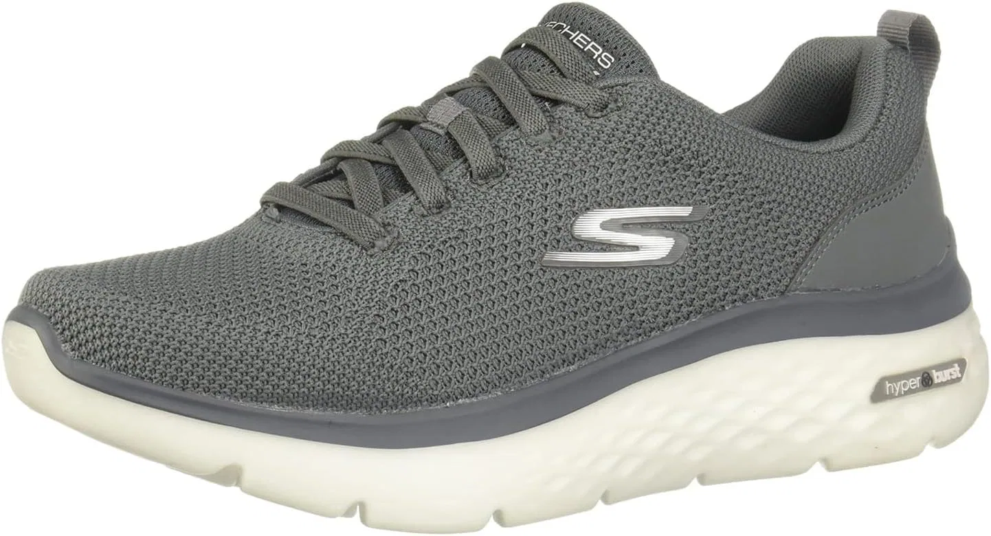 Мужские кроссовки Skechers Go Walk Hyper Burst Nanocore, Grey Textile — фото 3