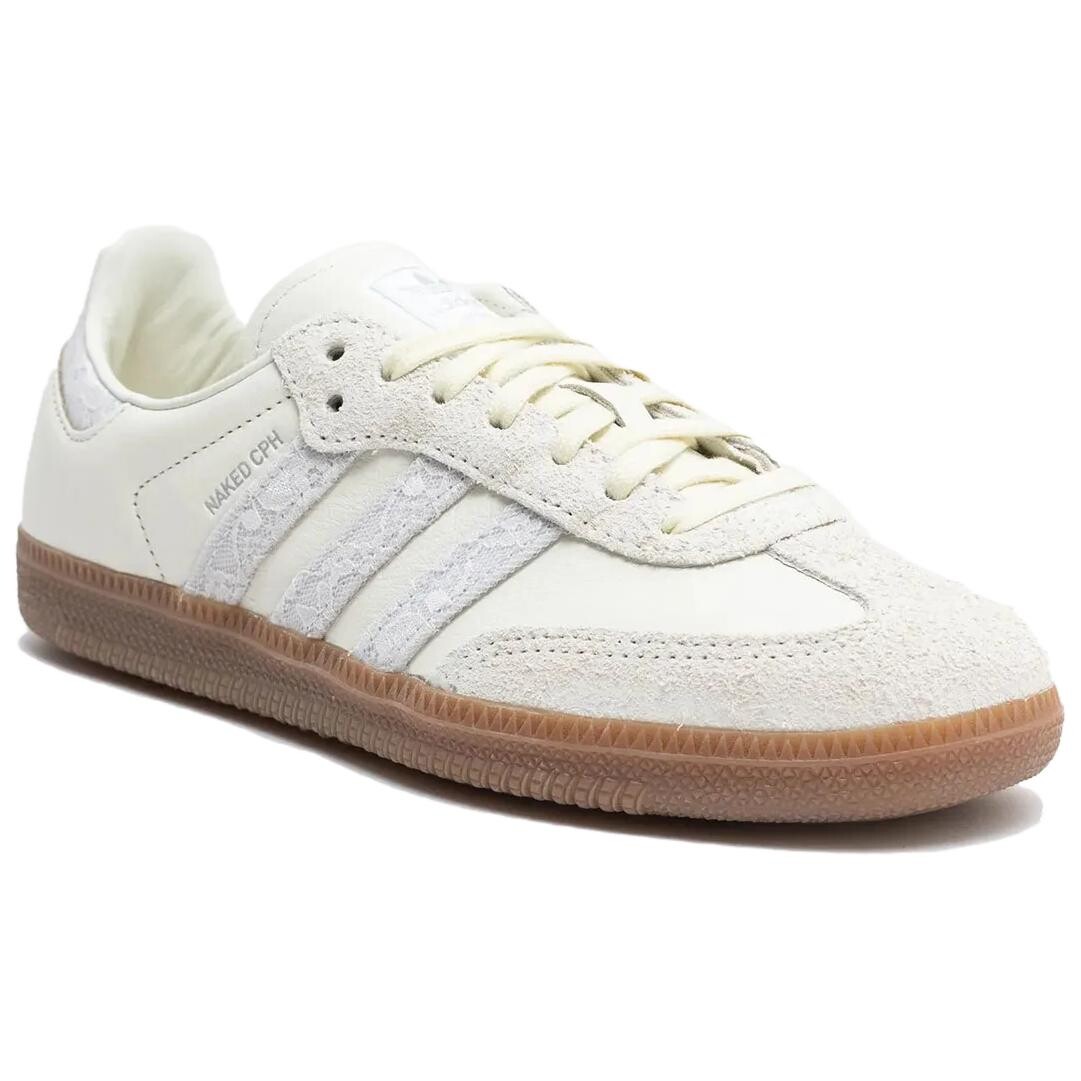 Кроссовки Adidas Samba OG NAKED Copenhagen Lace, белый — фото 3