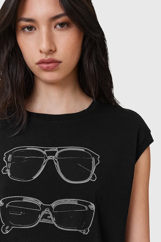 Футболка Allsaints Sunnies, черный — фото 2