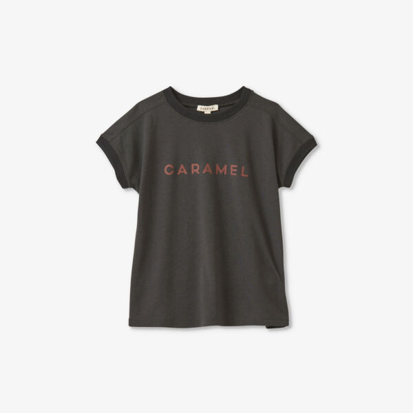 

Футболка из смесового хлопка с логотипом cress Caramel, цвет charcoal
