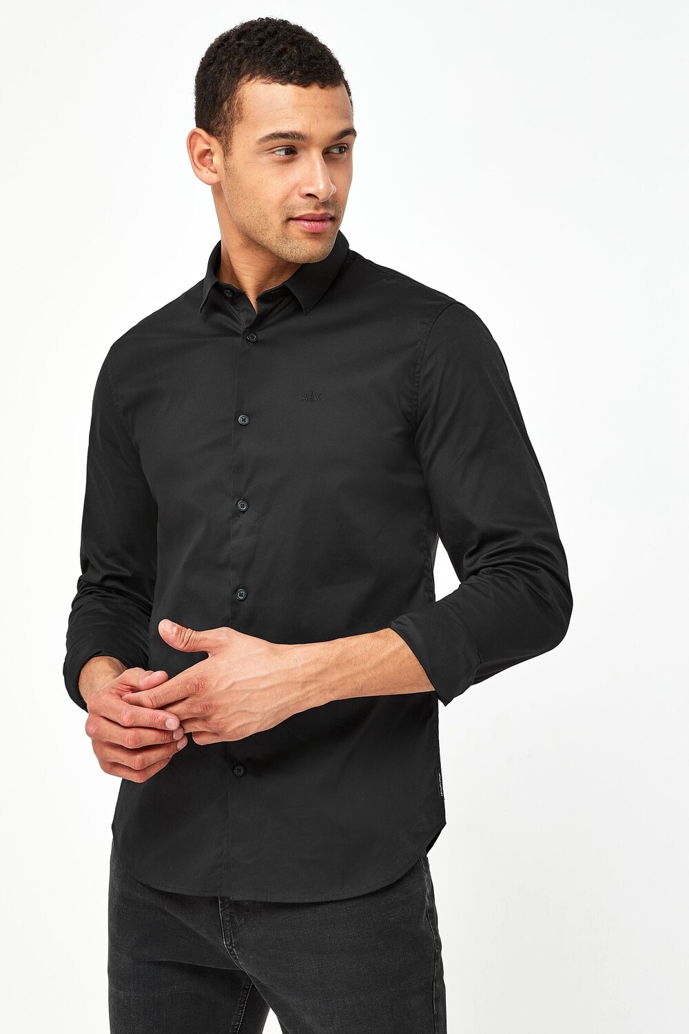 

Классическая рубашка Armani Exchange, черный